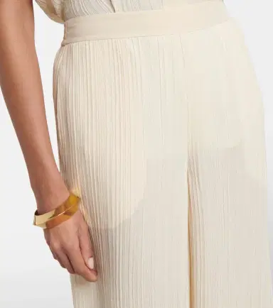 Joseph Mawn pleated jacquard wide-leg pants | Thumbnail 2
