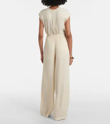Joseph Mawn pleated jacquard wide-leg pants | Thumbnail 3