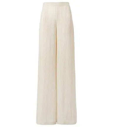 Joseph Mawn pleated jacquard wide-leg pants | Thumbnail 1