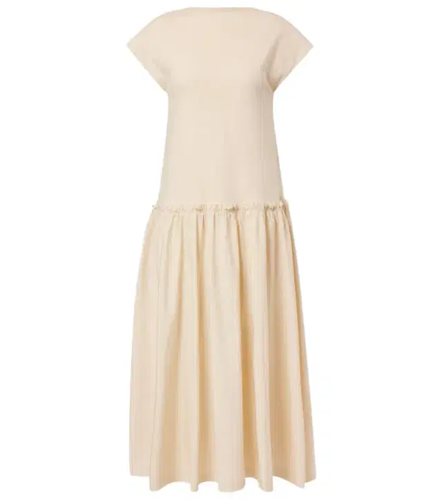 Joseph Cotton poplin jersey maxi dress