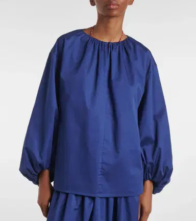 Joseph Puff-sleeve cotton blouse | Thumbnail 4
