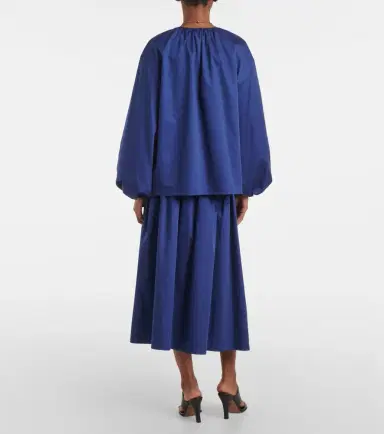 Joseph Puff-sleeve cotton blouse | Thumbnail 6