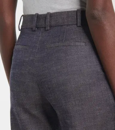 Joseph Morissey wool and cotton flared pants | Thumbnail 5