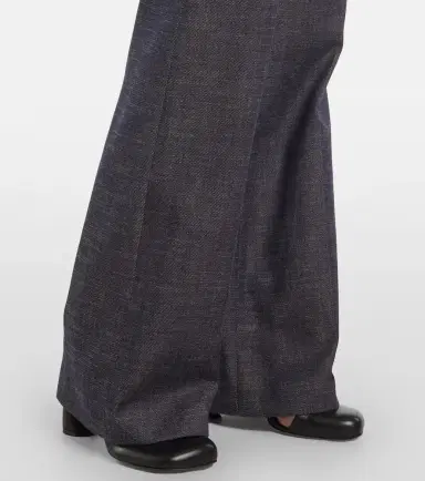 Joseph Morissey wool and cotton flared pants | Thumbnail 6