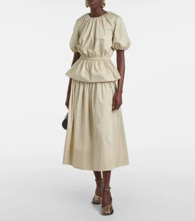 Joseph Leonie ruched midi skirt | Thumbnail 2