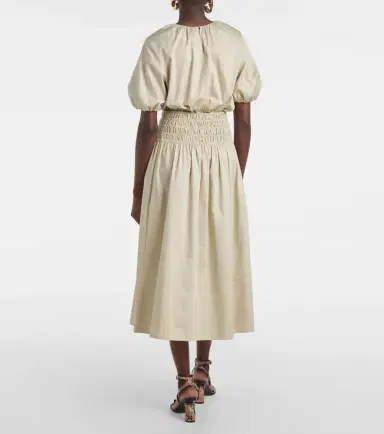 Joseph Leonie ruched midi skirt | Thumbnail 4