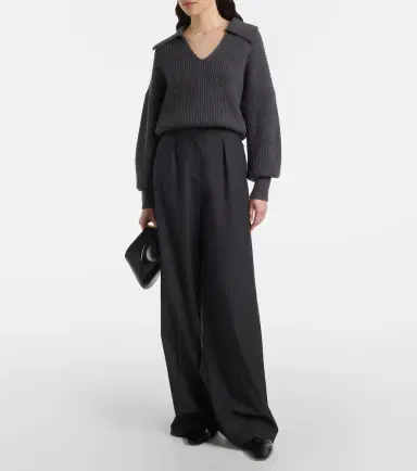 Joseph Alanel virgin wool wide-leg pants | Thumbnail 3