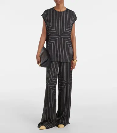 Joseph Hulin silk-blend wide-leg pants | Thumbnail 3
