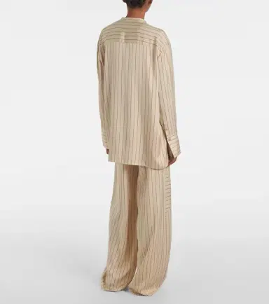 Joseph Athena striped silk-blend shirt | Thumbnail 2