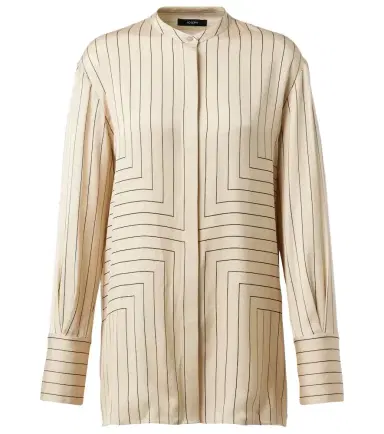 Joseph Athena striped silk-blend shirt | Thumbnail 1