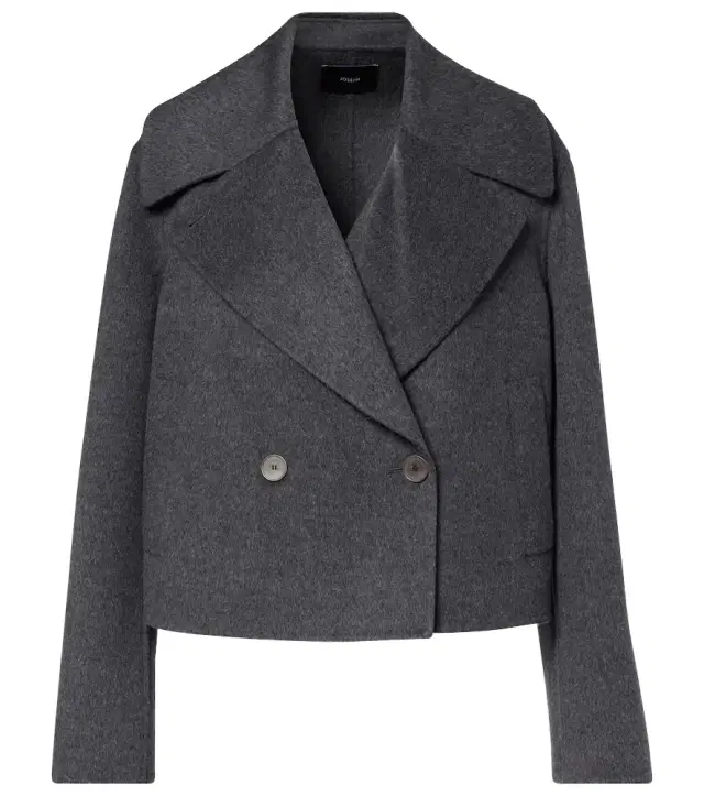 Joseph Cropped wool and cashmere peacoat