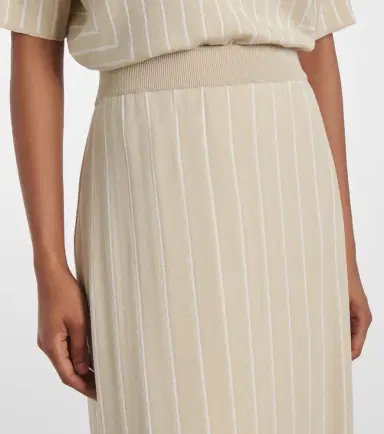 Joseph Striped cotton and silk maxi skirt | Thumbnail 4