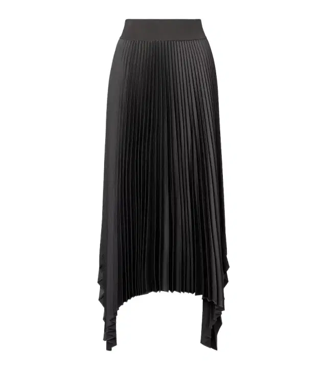 Joseph Ade asymmetric plissé midi skirt