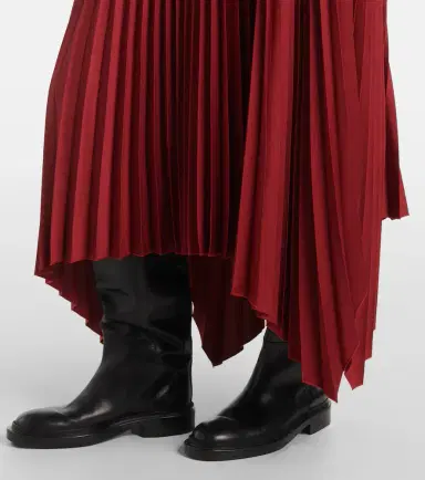 Joseph Ade plissé crêpe midi skirt | Thumbnail 4