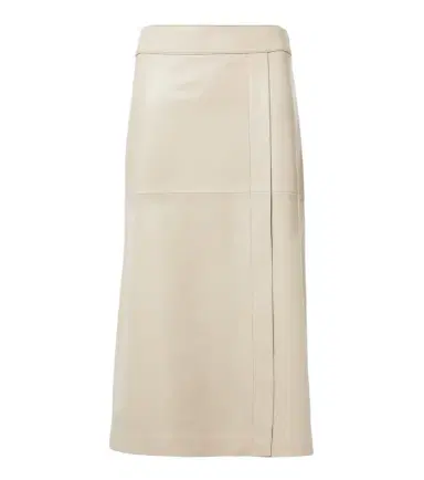 Joseph Leather midi skirt | Thumbnail 1