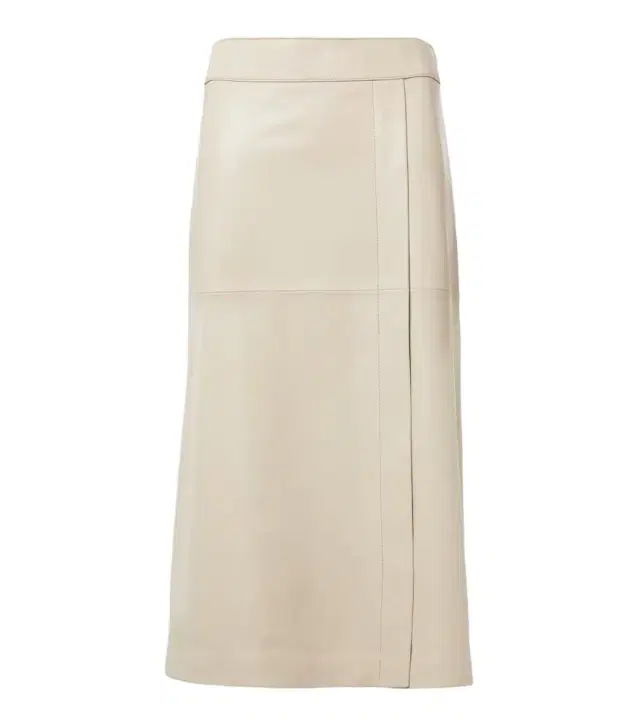 Joseph Leather midi skirt