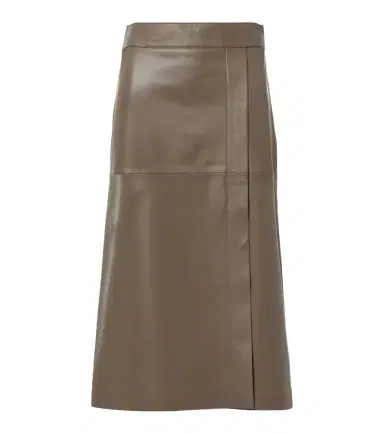 Joseph Leather midi skirt | Thumbnail 1