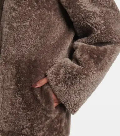 Joseph Reversible shearling and leather hooded coat | Thumbnail 2