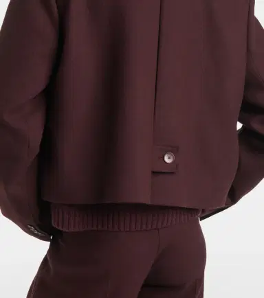 Joseph Cropped single-breasted wool jacket | Thumbnail 6