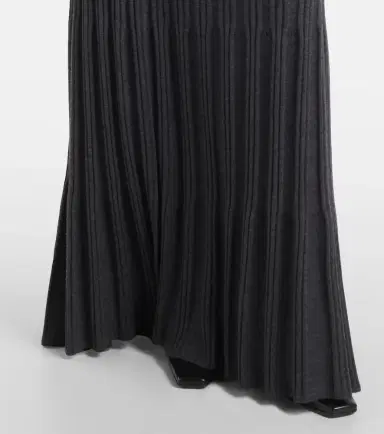 Joseph Merino ribbed-knit wool maxi skirt | Thumbnail 3