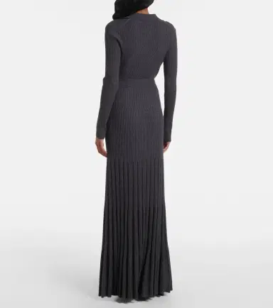 Joseph Merino ribbed-knit wool maxi skirt | Thumbnail 5