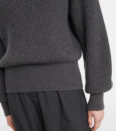 Joseph Ribbed-knit wool-blend polo sweater | Thumbnail 6