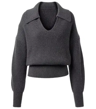 Joseph Ribbed-knit wool-blend polo sweater | Thumbnail 1