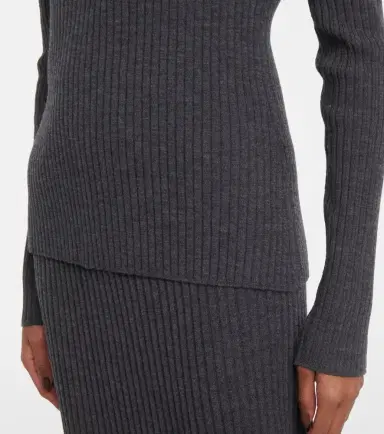 Joseph Ribbed-knit wool polo shirt | Thumbnail 2