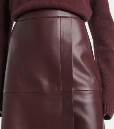 Joseph Leather midi skirt | Thumbnail 2