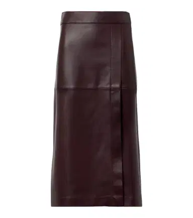 Joseph Leather midi skirt | Thumbnail 1