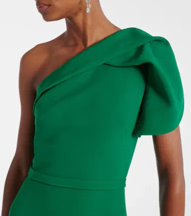 Safiyaa One-shoulder crêpe gown | Thumbnail 2