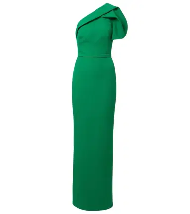Safiyaa One-shoulder crêpe gown | Thumbnail 1