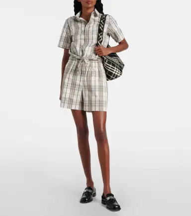 Burberry Check cotton shorts | Thumbnail 2