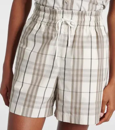 Burberry Check cotton shorts | Thumbnail 3