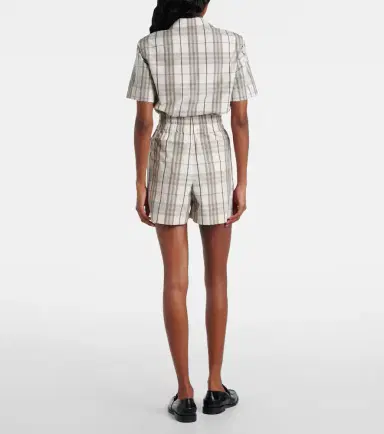 Burberry Check cotton shorts | Thumbnail 4