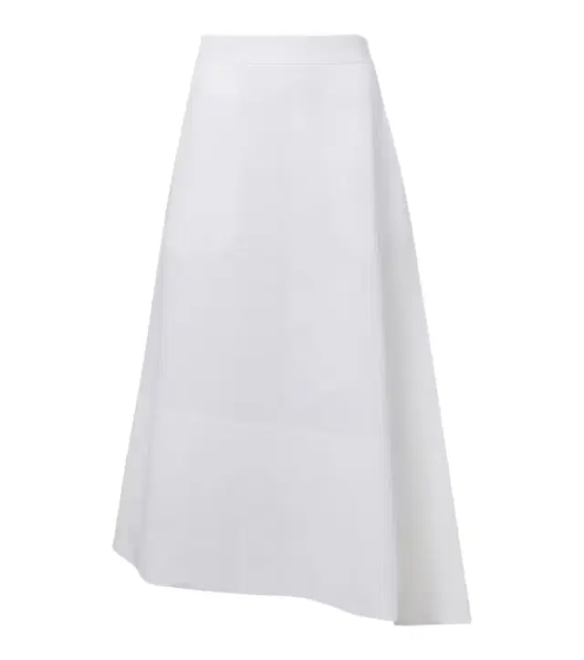 Jil Sander Asymmetric linen midi skirt