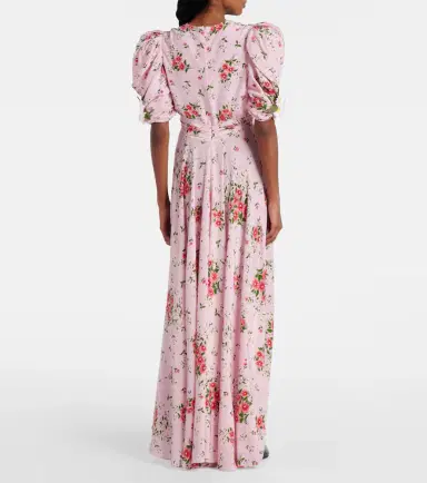 Rodarte Floral silk cocktail dress | Thumbnail 2