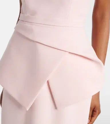 Safiyaa Belted crêpe midi dress | Thumbnail 2