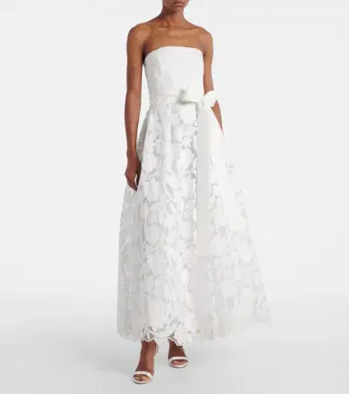 Elie Saab Embroidered tulle gown | Thumbnail 2