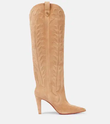 Christian Louboutin Santia Botta 85 suede knee-high boots | Thumbnail 3