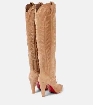Christian Louboutin Santia Botta 85 suede knee-high boots | Thumbnail 4