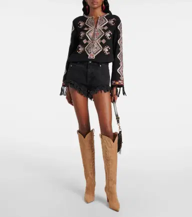 Christian Louboutin Santia Botta 85 suede knee-high boots | Thumbnail 5