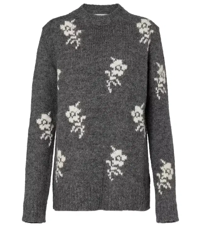 Jil Sander Intarsia alpaca and wool-blend sweater