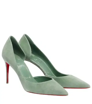 Christian Louboutin Iriza 85 suede pumps | Thumbnail 1 Christian Louboutin Iriza 85 suede pumps | Thumbnail 1