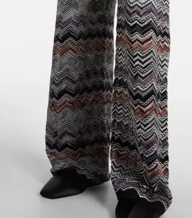 Missoni Zigzag knitted wide-leg pants | Thumbnail 2