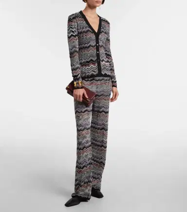 Missoni Zigzag knitted wide-leg pants | Thumbnail 5