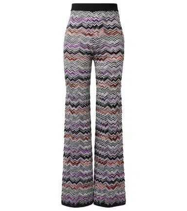 Missoni Zigzag knitted wide-leg pants | Thumbnail 1