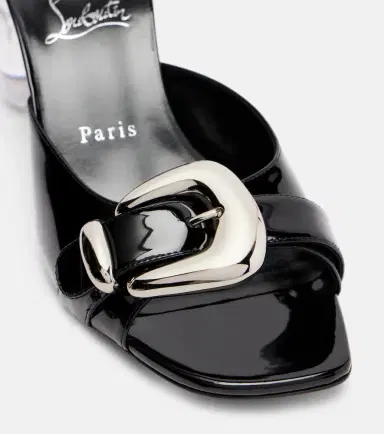 Christian Louboutin Minny Bubble 70 patent leather mules | Thumbnail 4 Christian Louboutin Minny Bubble 70 patent leather mules | Thumbnail 4