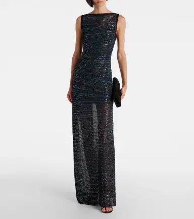 Missoni Semi-sheer maxi dress | Thumbnail 4