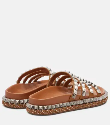 Christian Louboutin Pyra Hallulila studded leather slides | Thumbnail 3